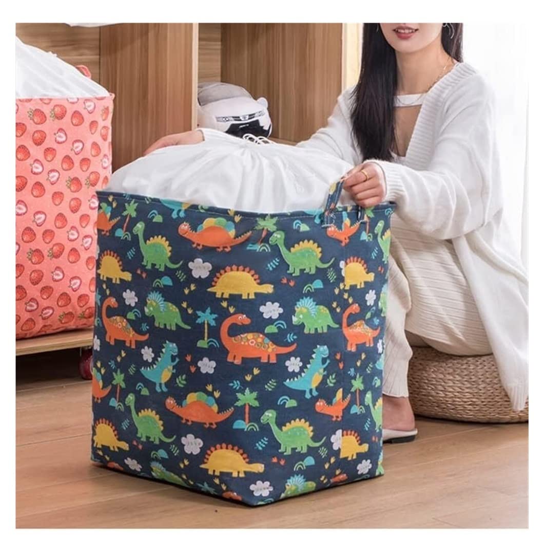 Cesto Ropa Sucia Cesto De Ropa Plegable, Bolsa Clasificación Lino Y Algodón, Almacenamiento Impermeable A Prueba Polvo Hamper(H)