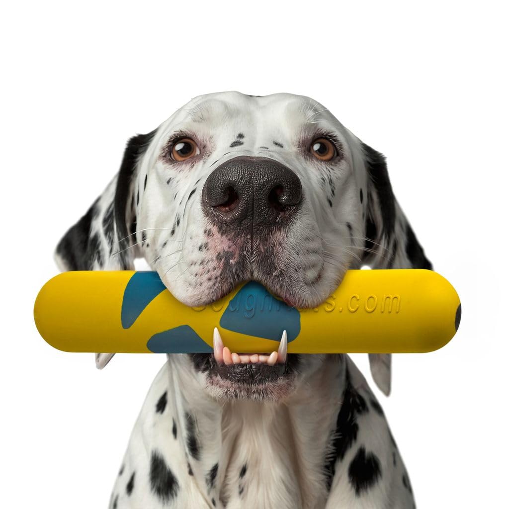 Goughnuts Medium Water Stick – Floating Dog Toys for Water Fetch, Interactive Heavy Duty Dog Pool Toy for Aggressive Chewers, Natural Reinforced