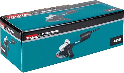 Miniatura 4 de Makita 9557NB-R Amoladora angular AC/CC con interruptor deslizante de 7.5 amperios y 4-1/2 pulgadas (renovado)