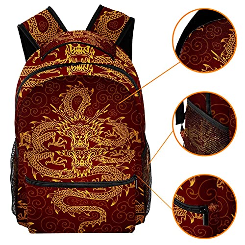Sac à dos décontracté au motif aquarelle rose artistique - 3