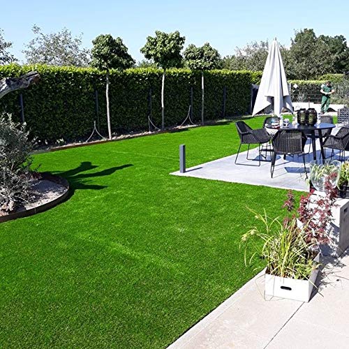 PUCHIKA Kunstgras voor balkon en tuin, grastapijt groen, kunstgrastapijt met 20 mm noppen, kunstgrastapijt buiten… - Afbeelding 8