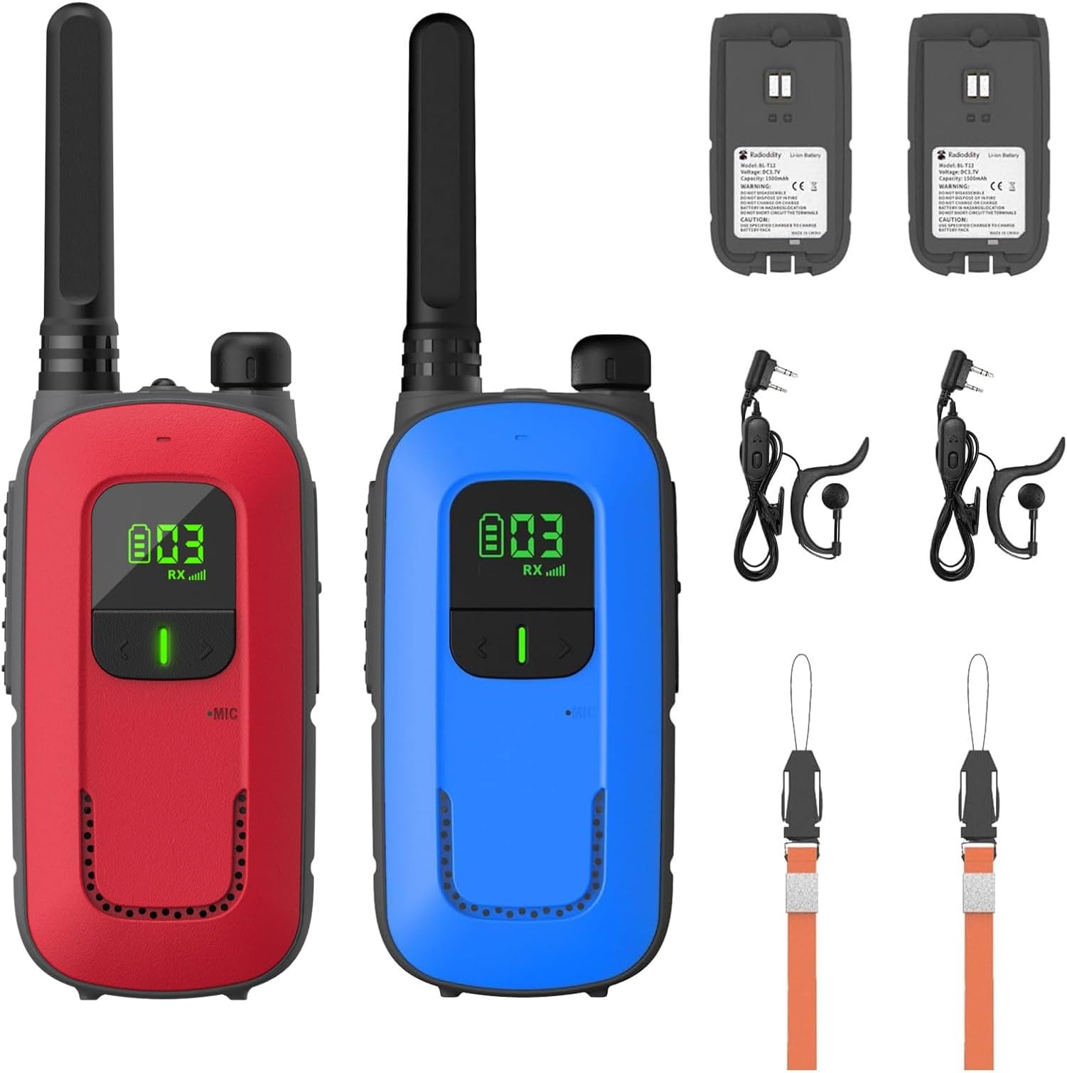 Walkie Talkie Radioddity PR-T6 PMR446 Lizenzfrei Funkgerät Für Usb