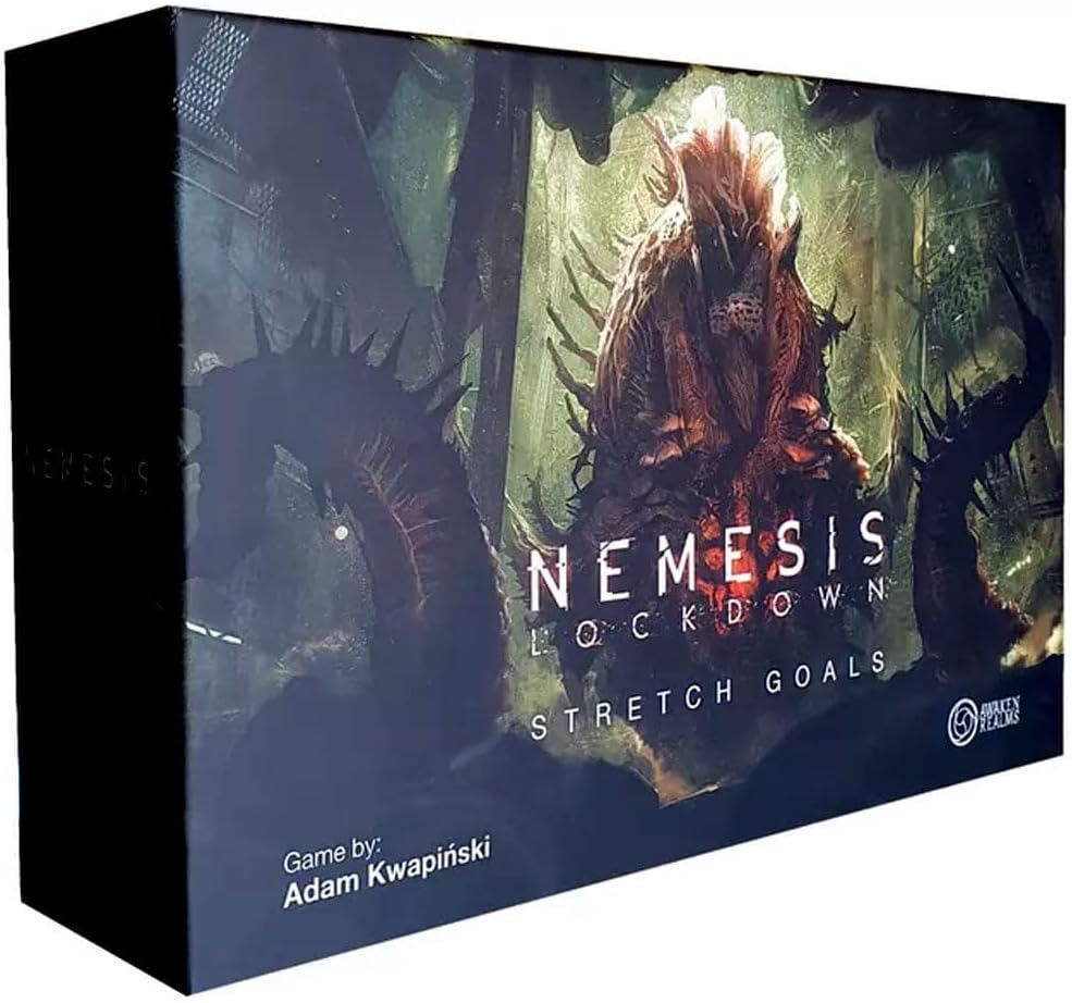 Awaken Realms | Stretch Goals Nemesis: Lockdown | Board Game | Ages 14+ | 1-5 Players | 90-180 Minutes Playing Time, Multicoloured,REBNEMLOCKEN02