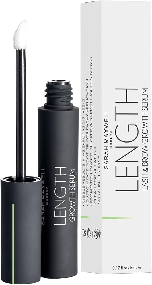 Amazon.com: Sarah Maxwell Beauty - LENGTH Growth Serum for Eyelash