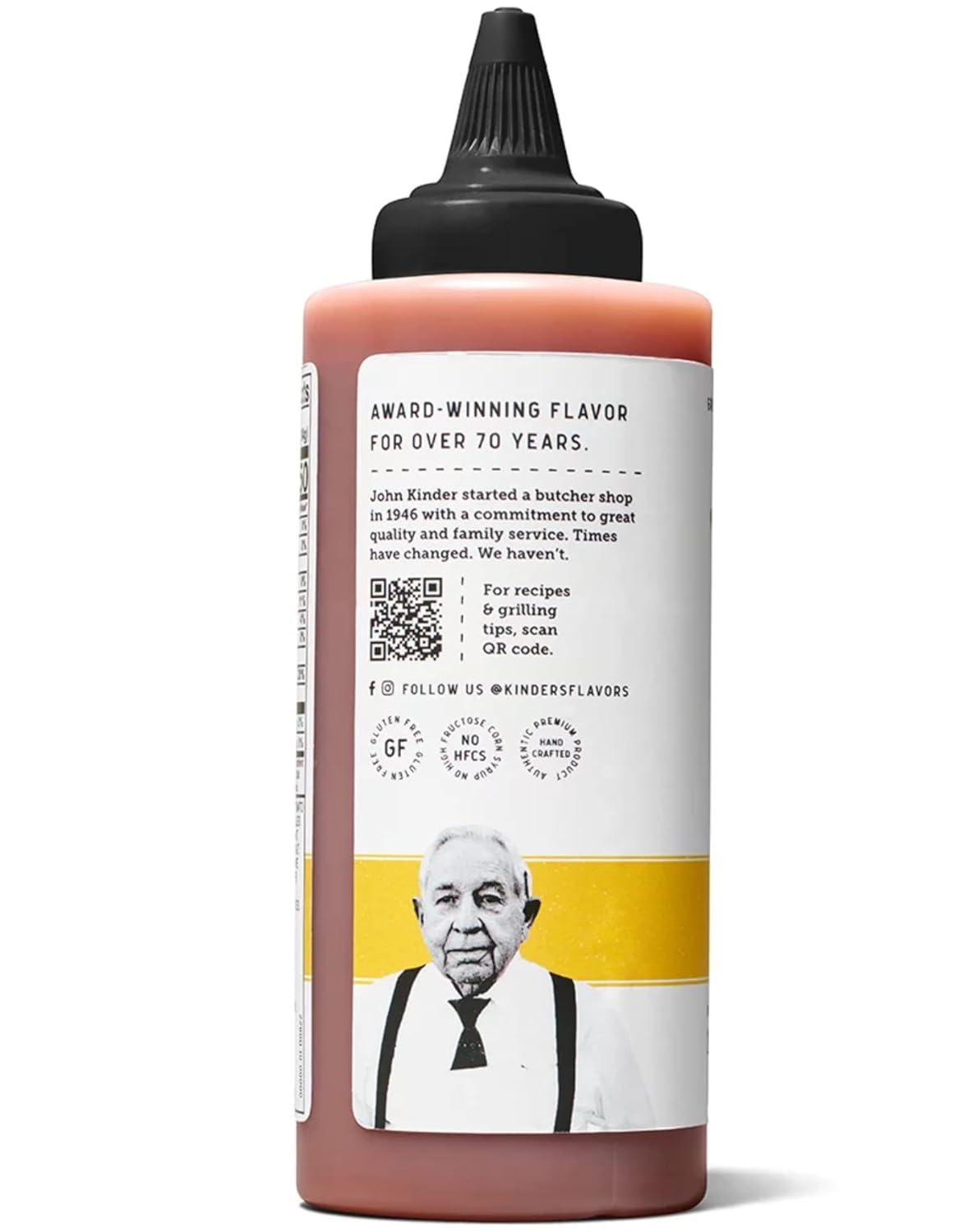 Kinders BBQ Sauce Ajo Parmesano Wing Sauce & Dip no contiene OMG, y no