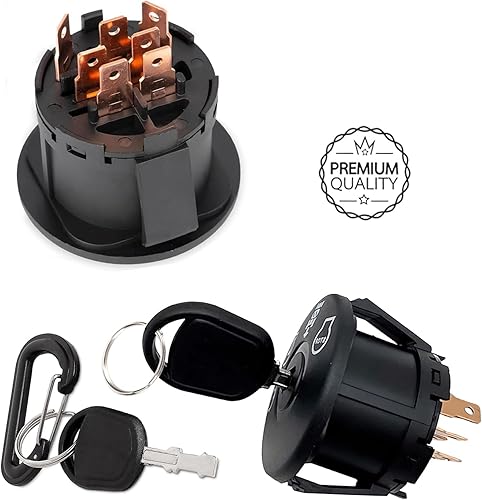 Miniatura 5 de Interruptor de encendido de tractor para cortacésped con 4 posiciones y 7 terminales compatible con AYP, Husqvarna, Craftsman, MPN, Delta, Poulan,