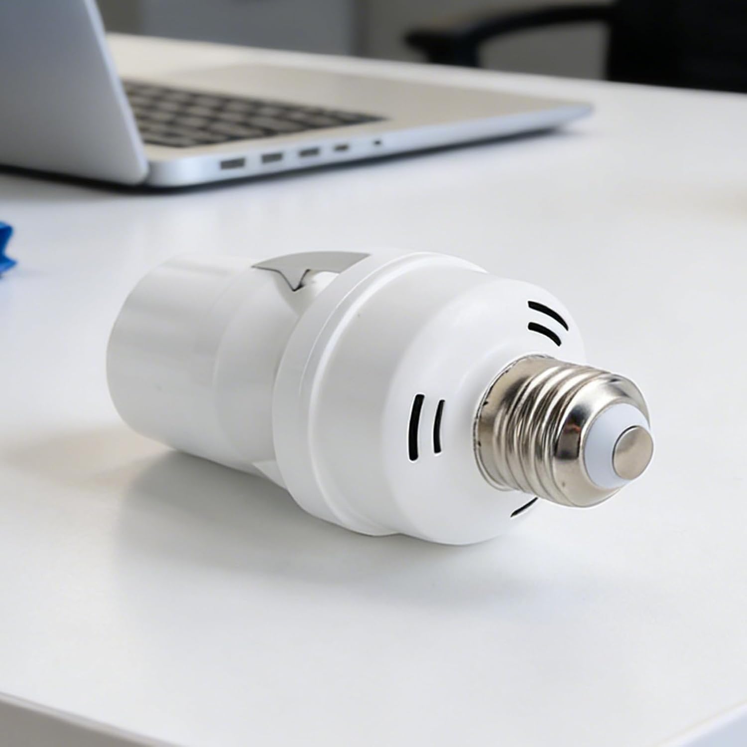 Motion Sensor Light Socket - E27 Screw In Infrared Radar Sensor | 360-Degree Detection Field With Adjustable Delay & Ambient Light Threshold For Automating, Securing, Illumination And Navigating Corri
