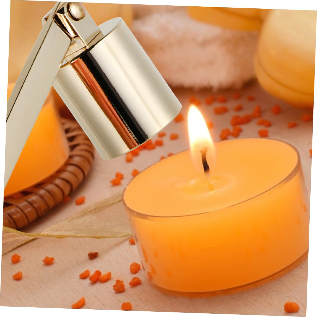 IMIKEYA 8stücke Vintage Kerzenlöscher Mit Langem Griff Dekoratives Kerzenzubehör Für Zuhause Auslöschen Von Teelichtern Und Aromakerzen