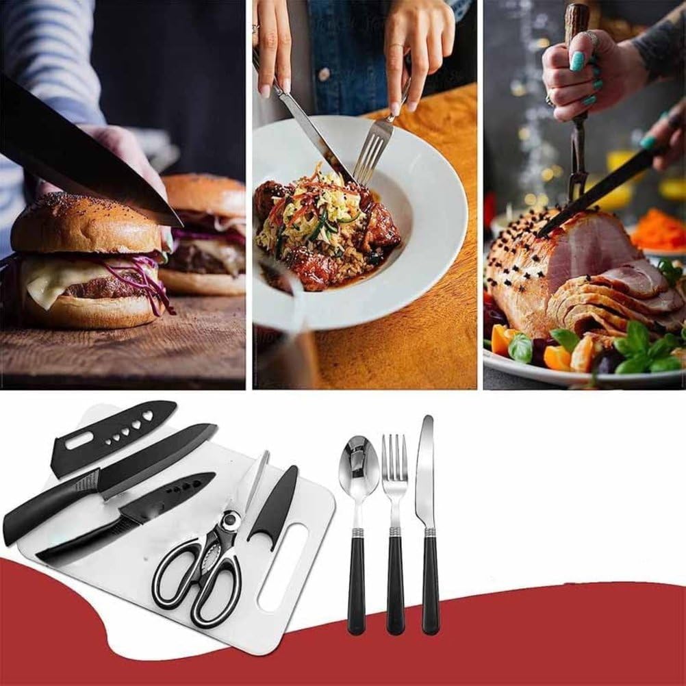 Outdoor Camping Travel Picnics Organizer Portable 27 PCS Stainless Steel Cooking Utensils Set