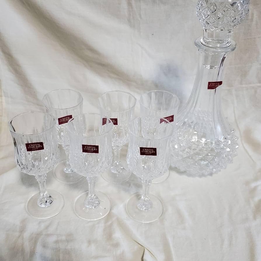 ボヘミアングラス デキャンタとワイングラス6個セット ボヘミアングラス デキャンタとワイングラス6個セット - メルカリ