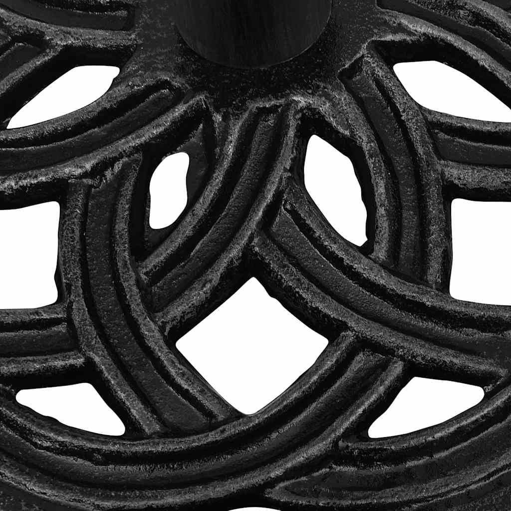 Questo Supporto per ombrellone, Nero, 44 x 31 cm, Robusto Supporto in ghisa per ombrellone da Giardino e Patio, Adatto a Pali da 35/38/48 mm, Robusta Protezione Solare per Esterni