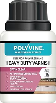 POLYVINE Heavy Duty Interior Wood Varnish Satin 100ml