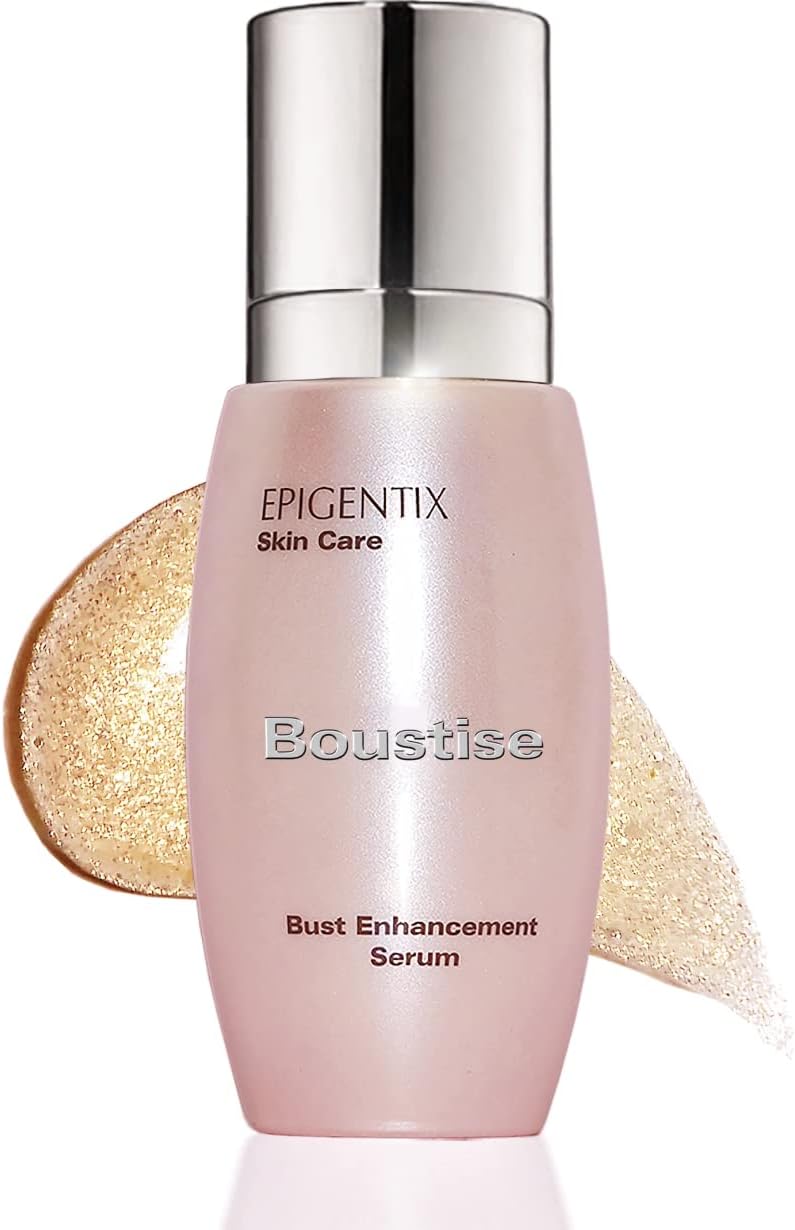 Breast Enhancement Cream - Natural Growth Serum - Tighten Firm & Lift Bust - Enlargement Augmentation Lotion Concentrate - QuadraPLUMP, Volufiline,12+ Lab Proven Actives - BOUSTISE 80ml