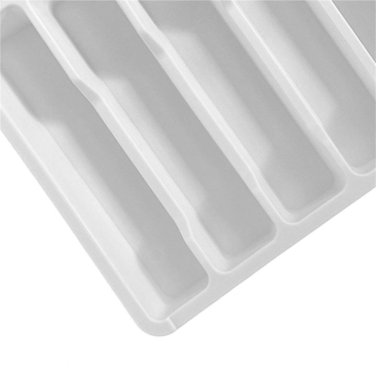 1 Stück Schubladen-Organizer-Tablett for Küchenschubladen, ausziehbarer Besteckhalter, verstellbarer Utensilienteiler FüR LöFfel Und Gabeln(Black)
