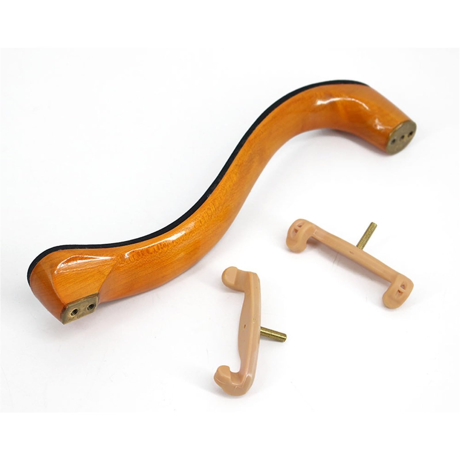 Accesorios para violín Reposabrazos de madera maciza para violín 1/2/3/4/8 Reposapiés de violín ajustable Almohadilla de hombro de madera Reposabrazos de arrastre de hombro (Color : 3/4)