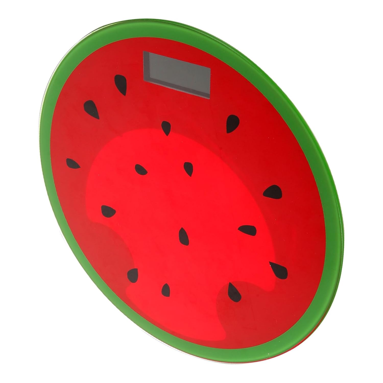 SAFIGLE Watermelon Shaped Digital Weight Scale Portable and Lightweight Travel Scale for Body Weight Monitoring Cute Cartoon Design for Home Decor Durable Tempered Surface