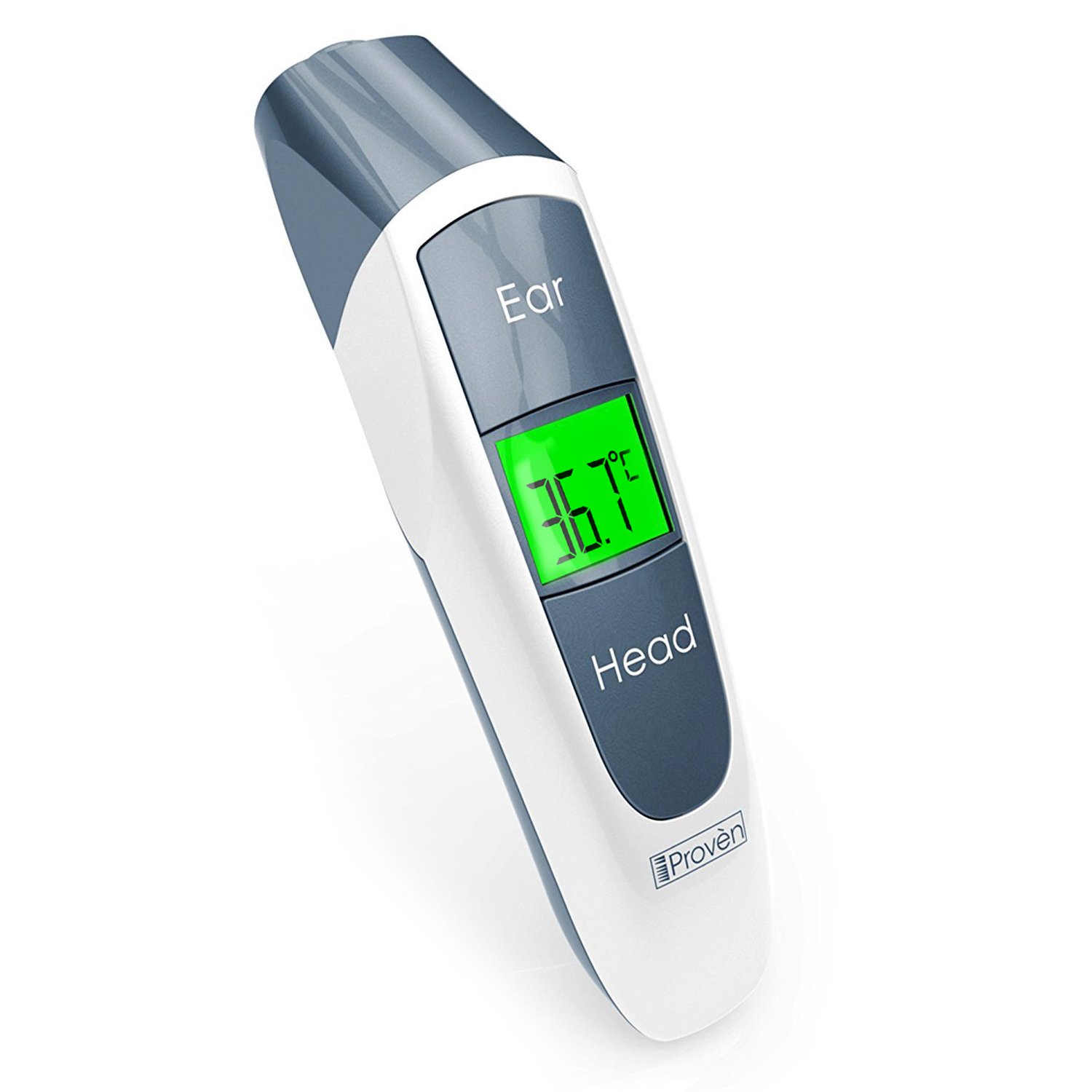 Iprovèn - Termometro per la misurazione della temperatura corporea, per orecchio e fronte, con febbre indicatore della febbre, certificazione CE, DMT-316
