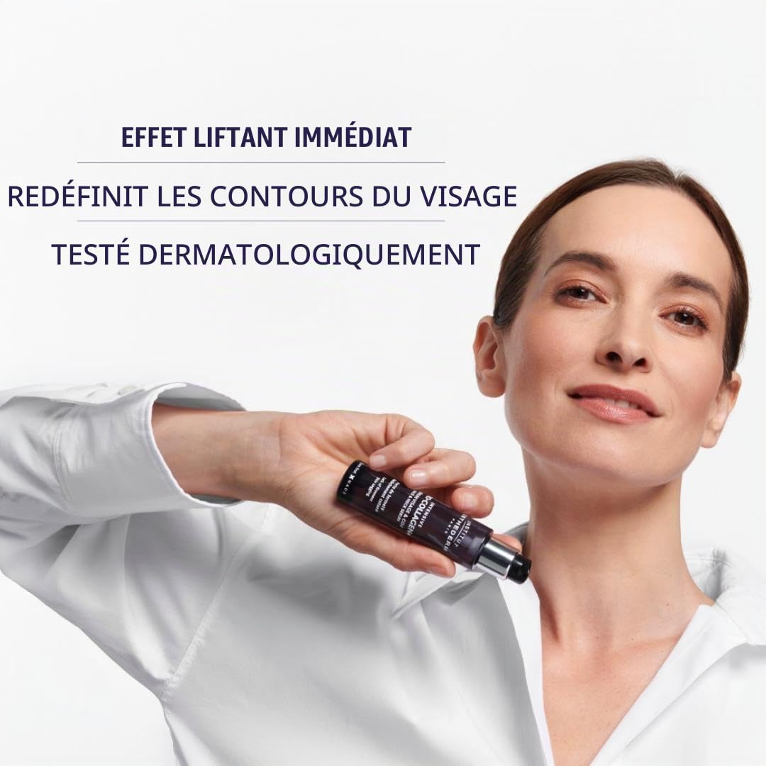 Institut Esthederm - Intensive Pro-Collagen+ - Serum Fermeté Visage & Cou - Texture Gel, Sans Fini Gras - Flacon Pompe 30ml