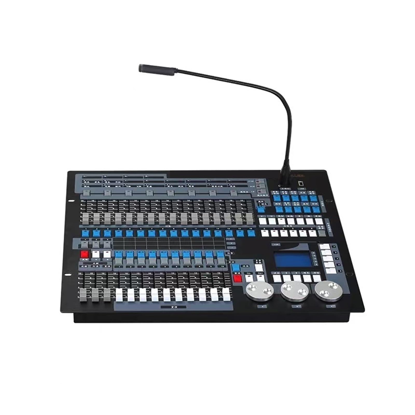 Tragbarer DMX-Controller für Lichter Dmx Controller 1024 Konsole Bühne Bar Lichtsteuerung Konsole mit Flightcase-Verpackung(Carton packing)