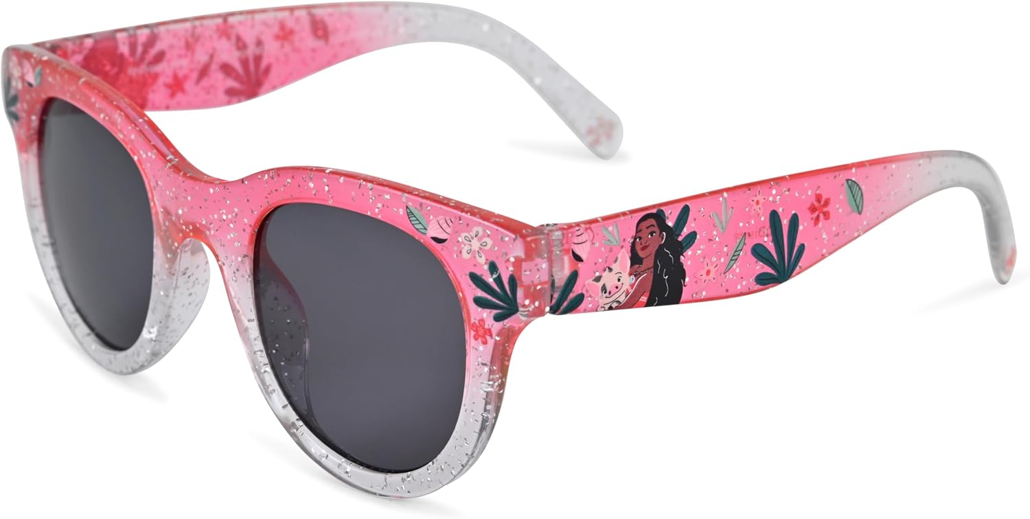 Disney Moana Girls Sunglasses For Kids with Matching Glasses Case and UV Protection for Toddlers - Image 6