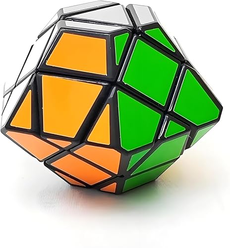 Miniatura 6 de SUN-WAY Cubo de velocidad de platillo volador, cubo mágico OVNI Twisty Skewb Puzzle Cube Juguetes para niños y adultos, color negro