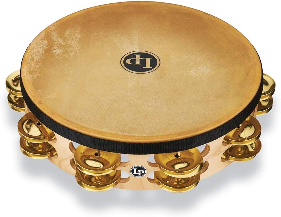 Latin Percussion PRO 10 Single Row Bronze Jingles Tambourine (LP380A-BZ)