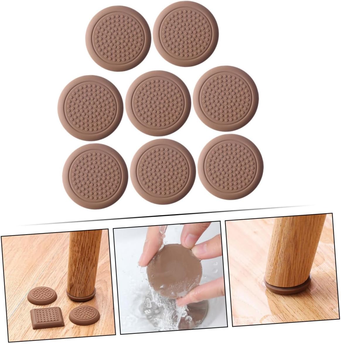 balacoo 40pcs Silicone Chair Leg Caps Non- Furniture Feet Protector Pads for Hardwood Floors Silicone Table Feet Covers to Prevent Scratches and Noise