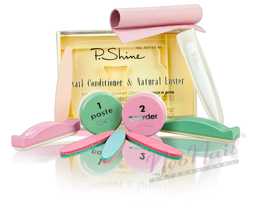 QLS P-Shine Nail Treatment Liquid, 7.2 mL (Vintage Japan, XL P, Manicure Set)