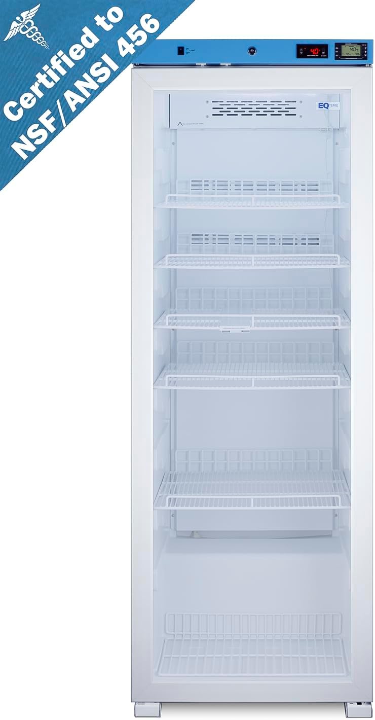 12.71 cu.ft Vaccine Refrigerator, NSF/ANSI 456 Certified, Medical Storage, Upright Glass Door- ACR1322GNSF456