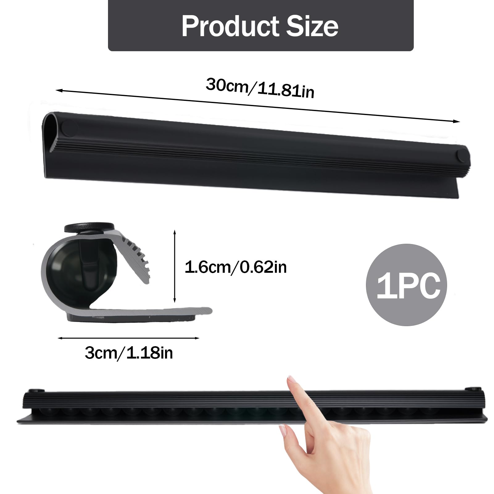 Porta Comande Per Ristorante - In Alluminio Autoadesivo 30cm - Foto 11