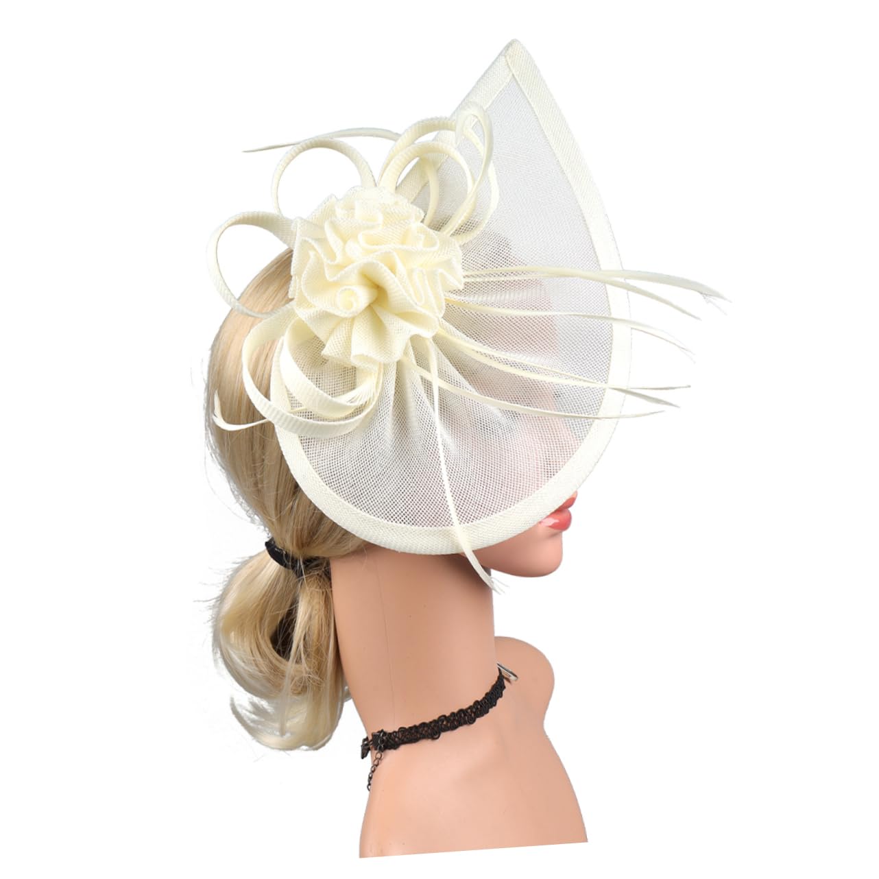 SHERCHPRY 2 cappelli da cocktail party fascinator per donne tea party tea party cappelli da donna cappello fascinator fascia