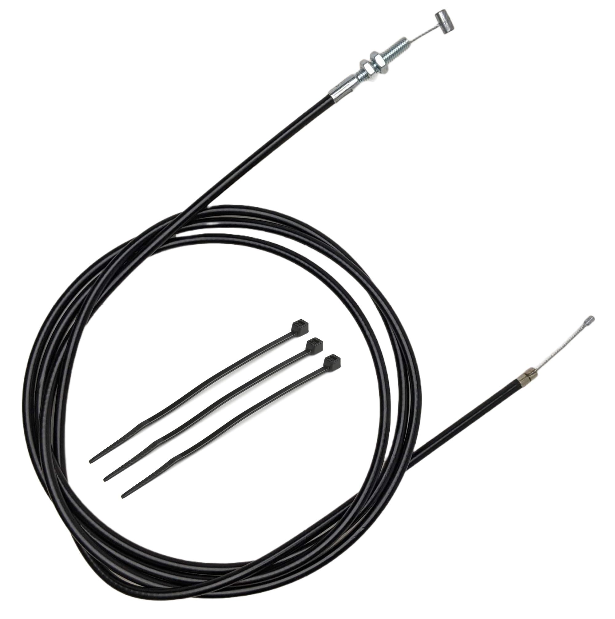 Redcap Black 75" Inch Universal Heavy Duty Straight Throttle Cable For 90Cc 110Cc 125Cc Gas Scooter Go Kart Kandi Gka Widow Mini Bike Dirt Bike Dune Buggy Yerf Dog L5c00049fm5020500