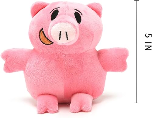 Miniatura 6 de Rhymad Par de juguetes de peluche de elefante y cerdito, animal de peluche suave Mo Willems, elefante y cerdo, juguetes para niños, decoración del