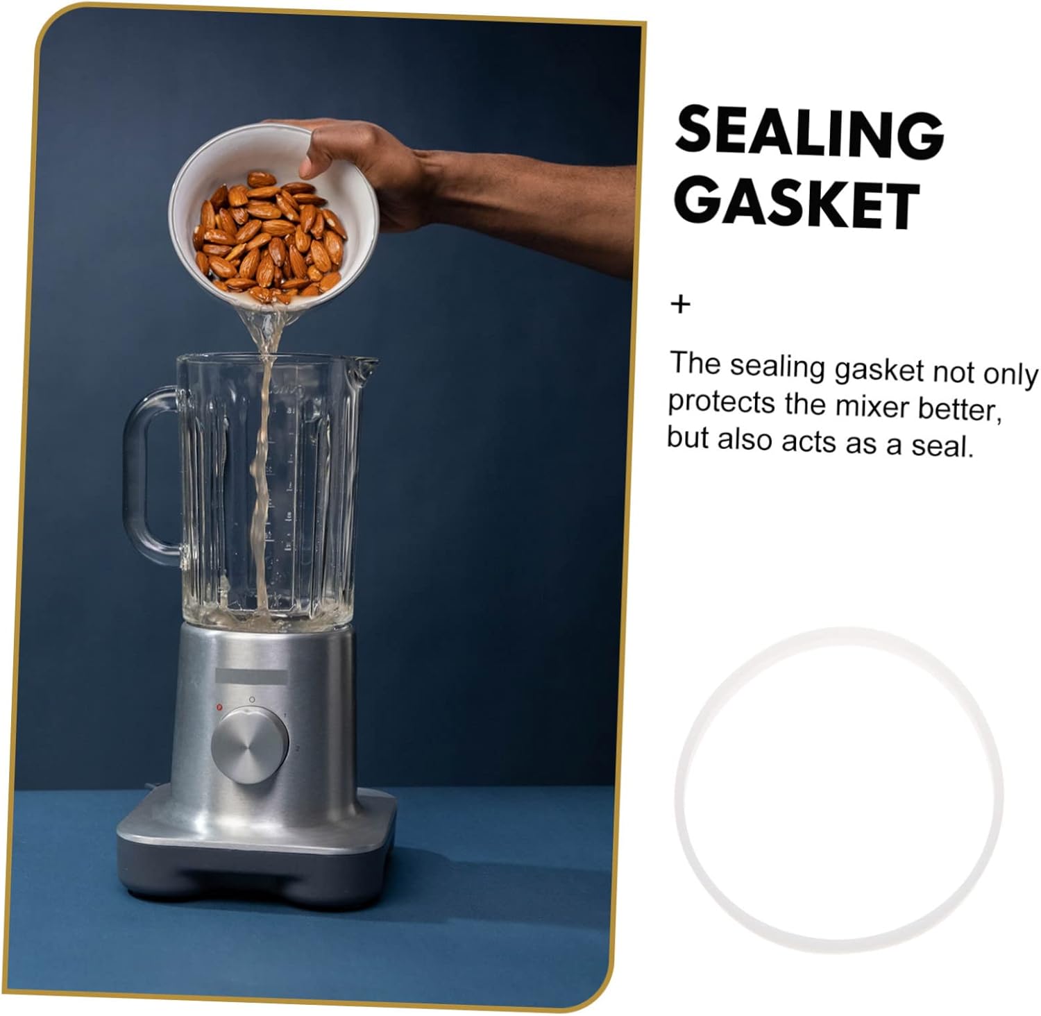 Cabilock 5sets 6pcs Silicone for Juicer Replacement Durable Sealing Gasket High Elasticity Silicone Practical Kitchen Supplies Efficient Juicing Accessory 6pcs*5