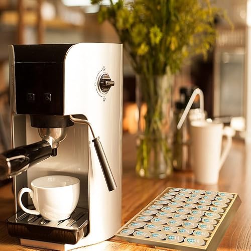 Miniatura 5 de Soporte de bambú K para cajón o encimera soporte para cápsulas de café de 25 a 36 K organizador de bolsas de té almacenamiento de tazas K para