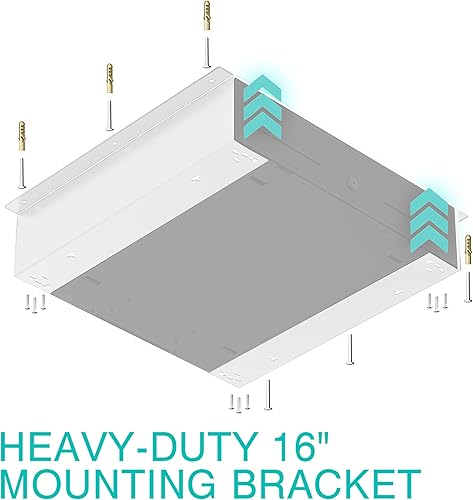 Miniatura 10 de Skywin Soportes de montaje para cajones de efectivo debajo del mostrador, soportes de montaje de acero resistente para la instalación de cajas
