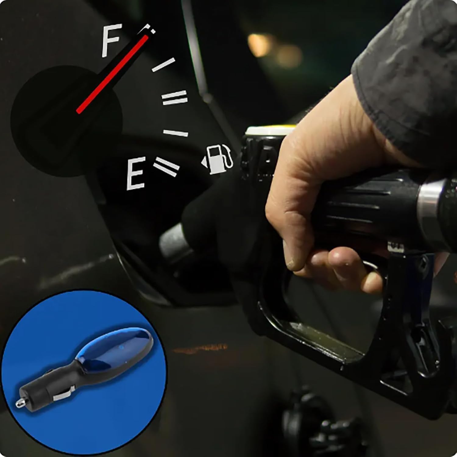 2PCS Automotive Fuel Saver Device for Cars, Fuel Sync Gas Saver Plug in Tool, Car Fuel Saver Save for Filling Gasoline Water Diesel For Truck, Car — view 7
