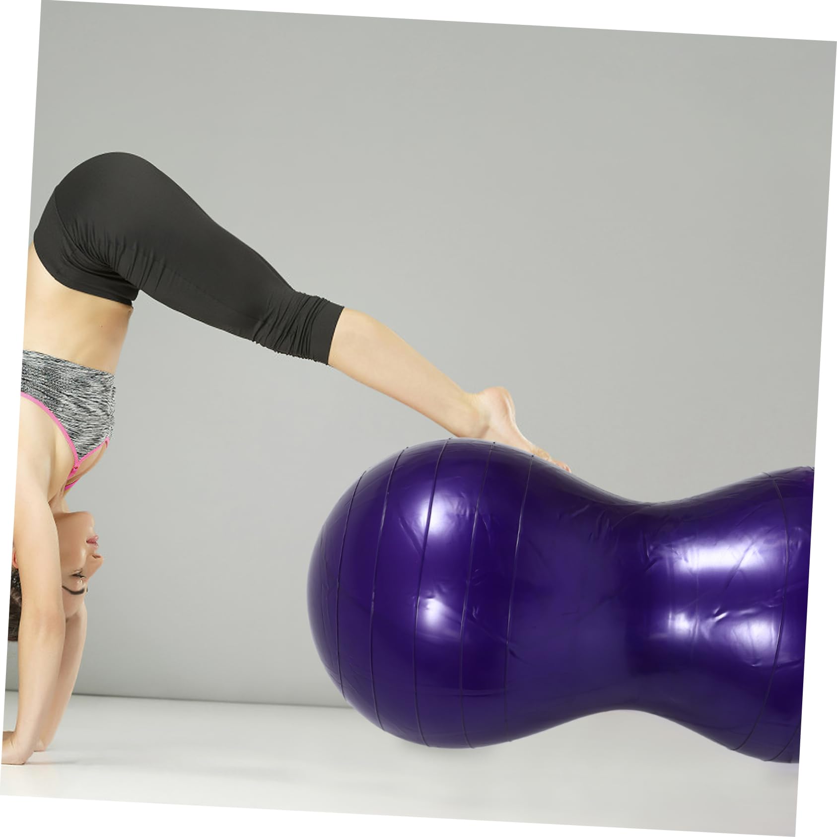 Pelota De Yoga De PVC Pelota De Fitness Gruesa Inflable Resistente y Ecológica