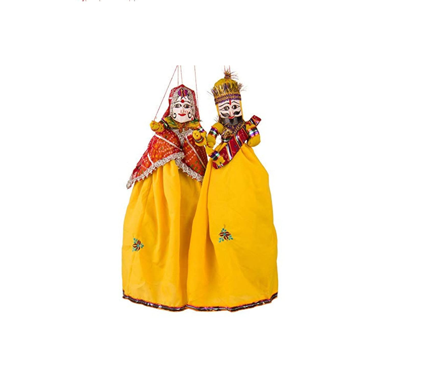 Anupam Enterprise Fabric Rajasthani Dolls Art, Men - 20", Women - 18", Multicolour, 2 Piece (B07TTS37GQ) Amazon Price History, Amazon Price Tracker