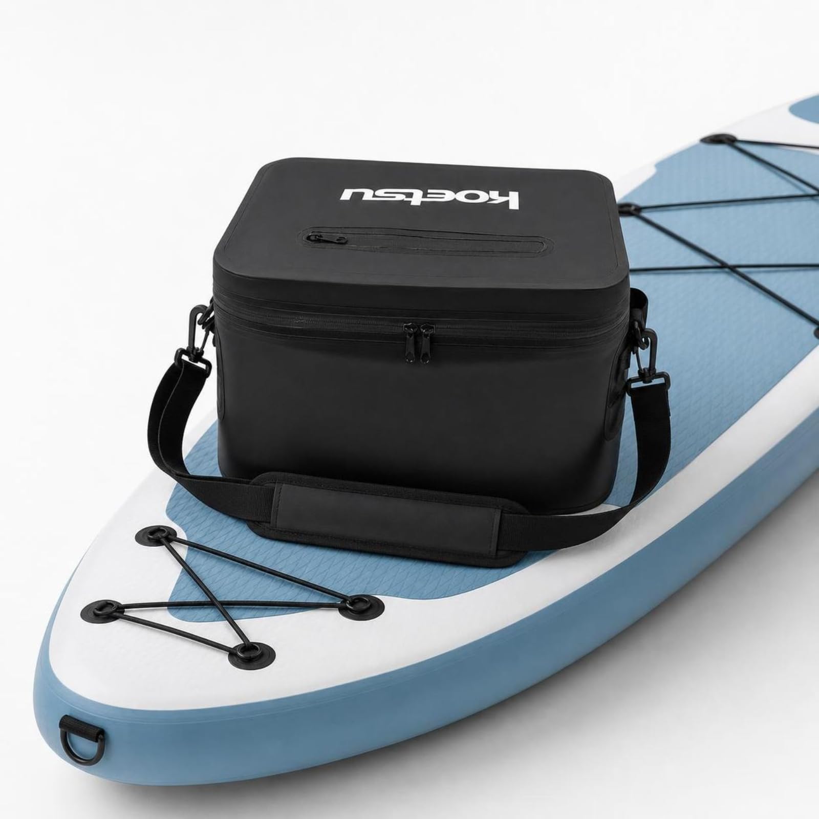 LOVIVER Bolsa Estanca para Paddle Surf Bolso para Cubierta Bolsa Impermeable Contenedor Organizador con Cierre Seguro y Malla Respirable en PVC 500D Adecuada para Surf y Acuáticas
