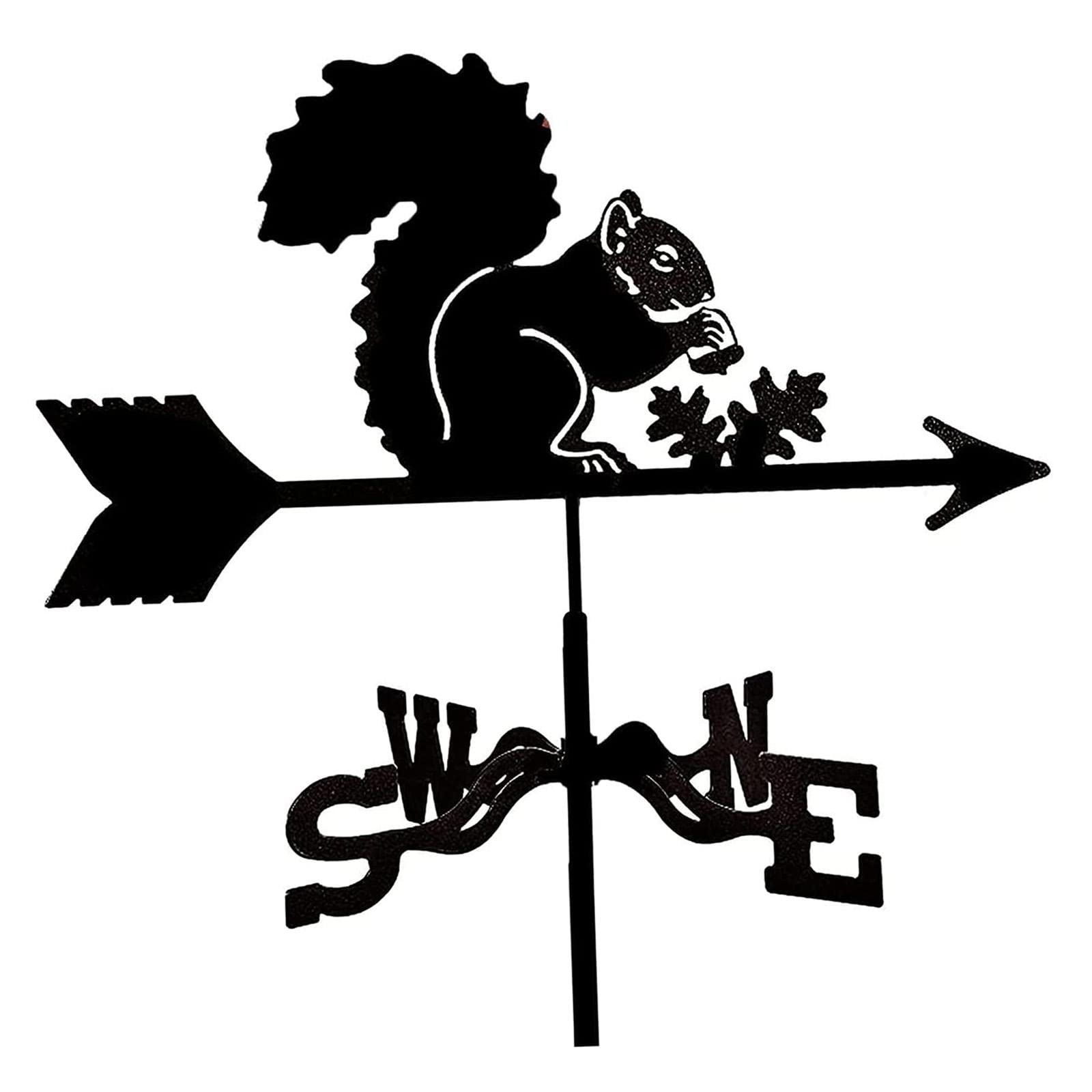 Banderuola da Tetto, Fattoria per Fienile, Strumento di Misurazione Professionale, Indicatore di Direzione del, Ornamento per Esterni da, Scoiattolo