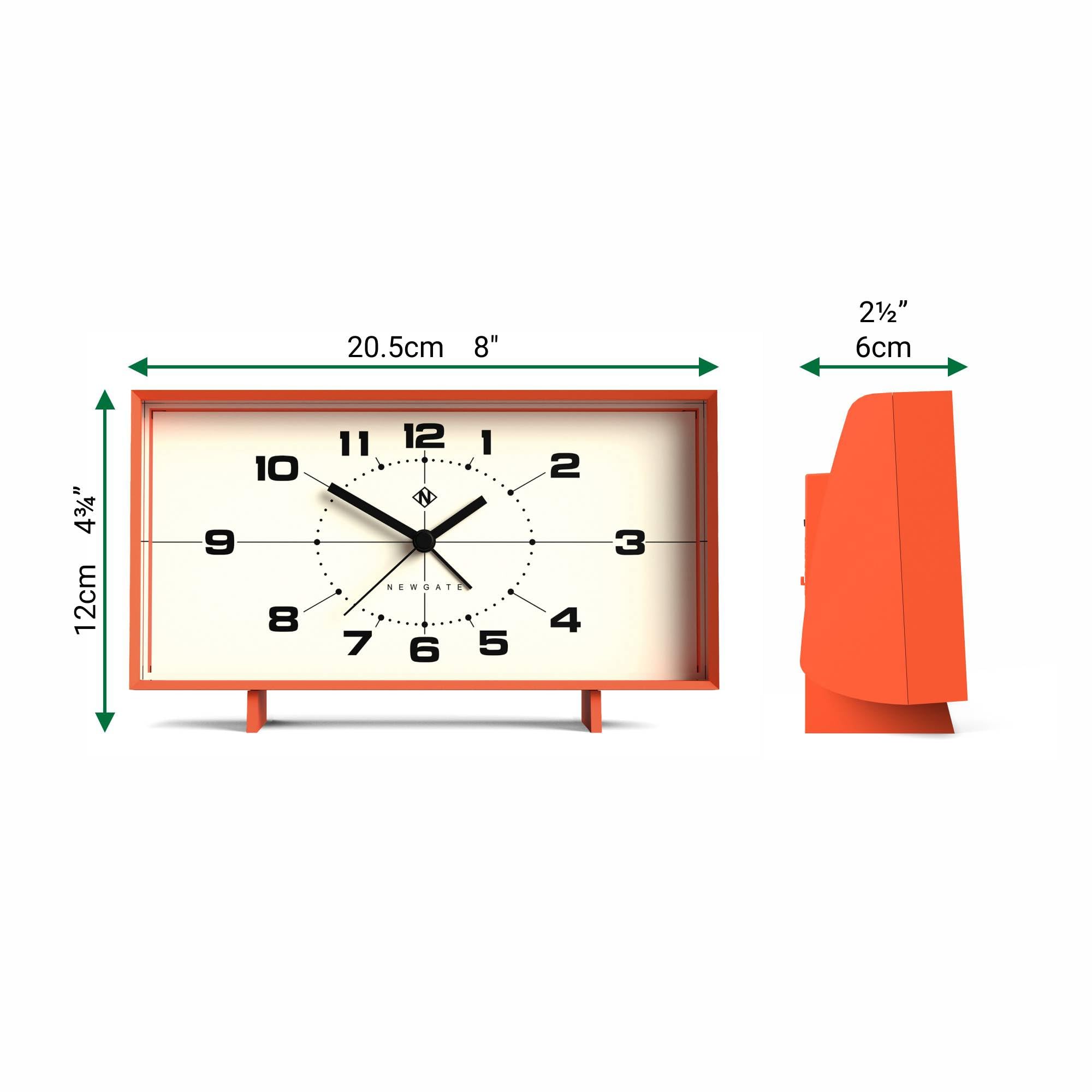 Amazon.co.jp: NEWGATE® Wideboy 目覚まし時計 | 長方形のレトロ