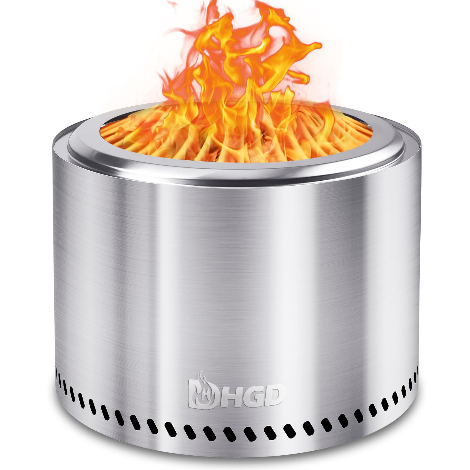 Amazon.com : HGD 20 Inch Smokeless Fire Pit Outdoor, Stainless