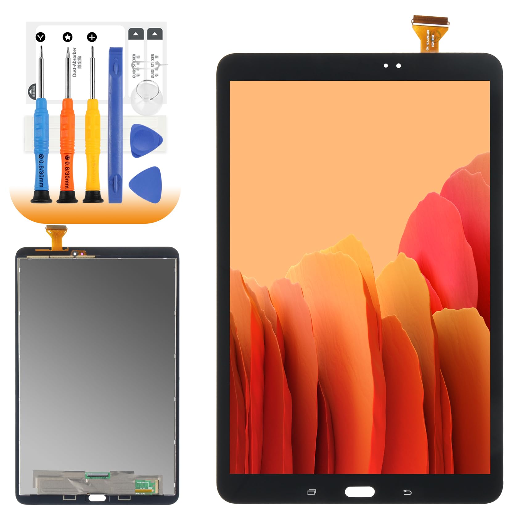 Pantalla LCD para Samsung Galaxy Tab A 10.1 2016, pantalla LCD para Samsung Tab A SM-T580 T585 T587 de 10,1 pulgadas, repuesto de pantalla digitalizador, placa de cristal, montaje completo con