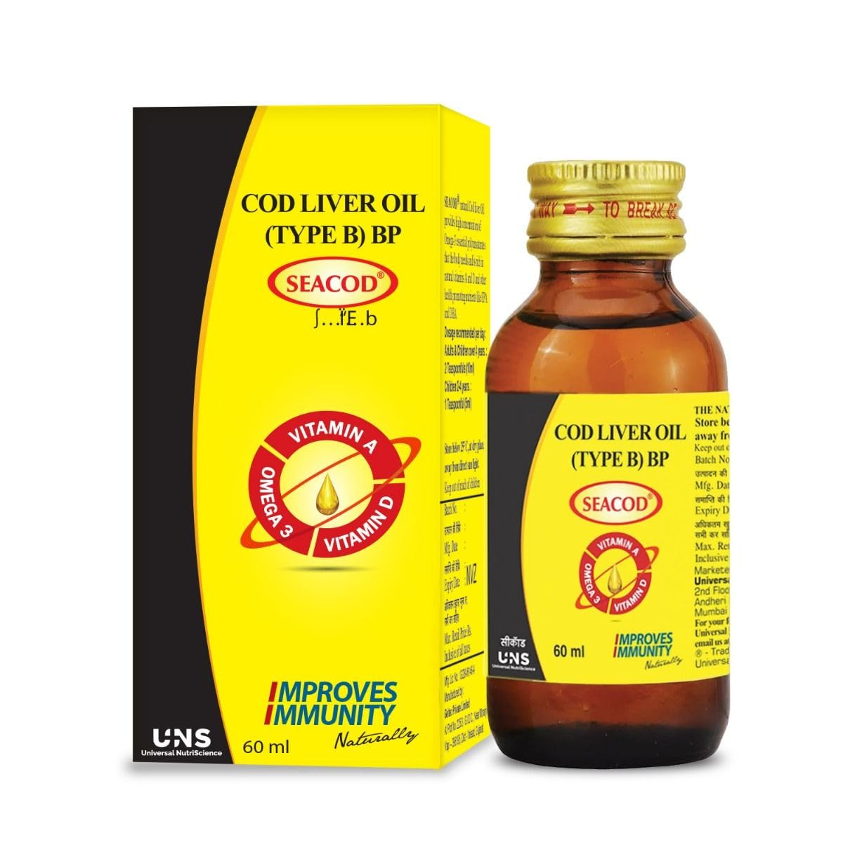 Seacod Cod Liver Oil 60ml