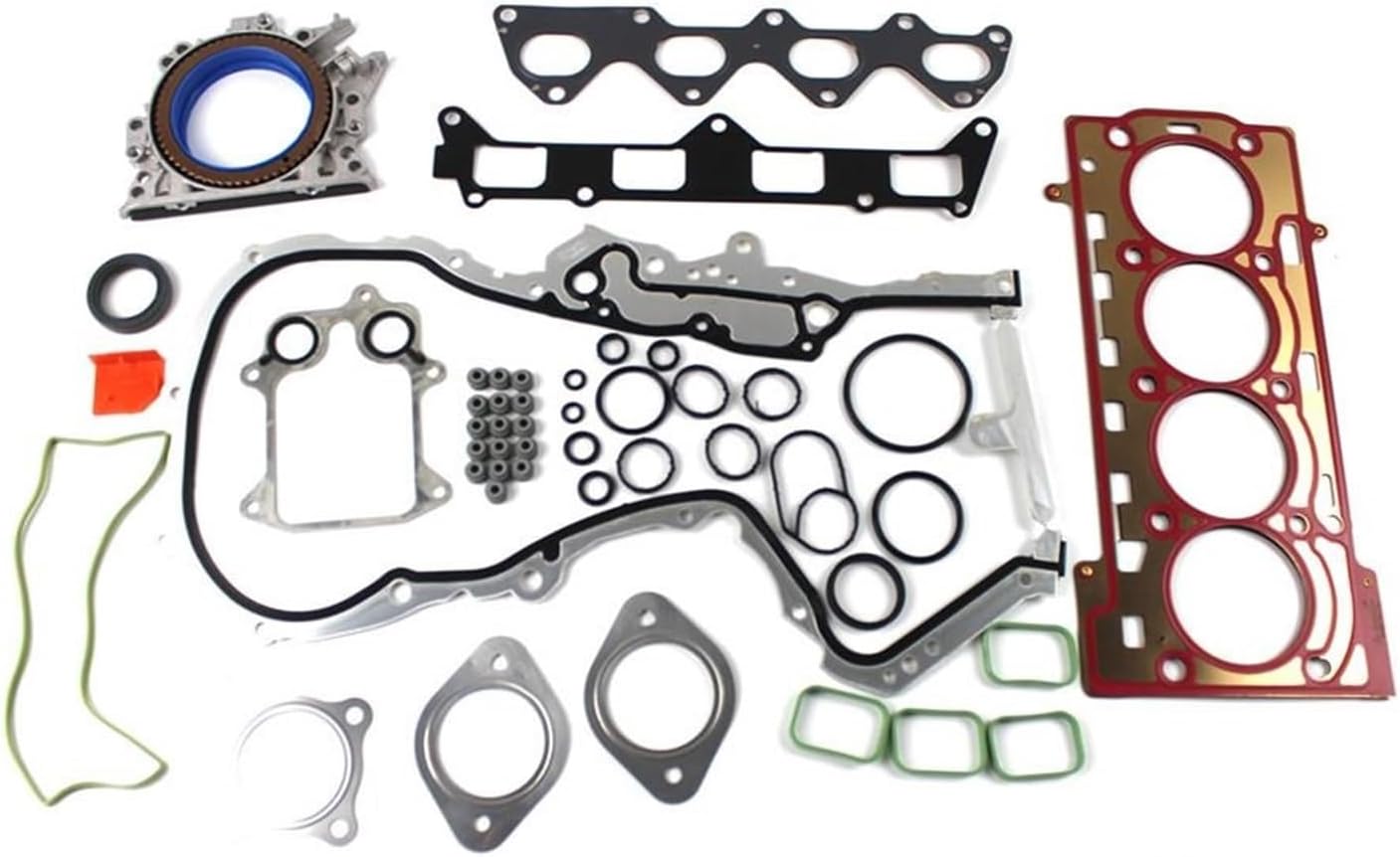 Engine Overhaul Cylinder Gasket Seal Kit Compatible with VW 1.4T TFSI EA111 Turbo Engine 03C103383AH 03C109287G 03610317B 03C103383AE