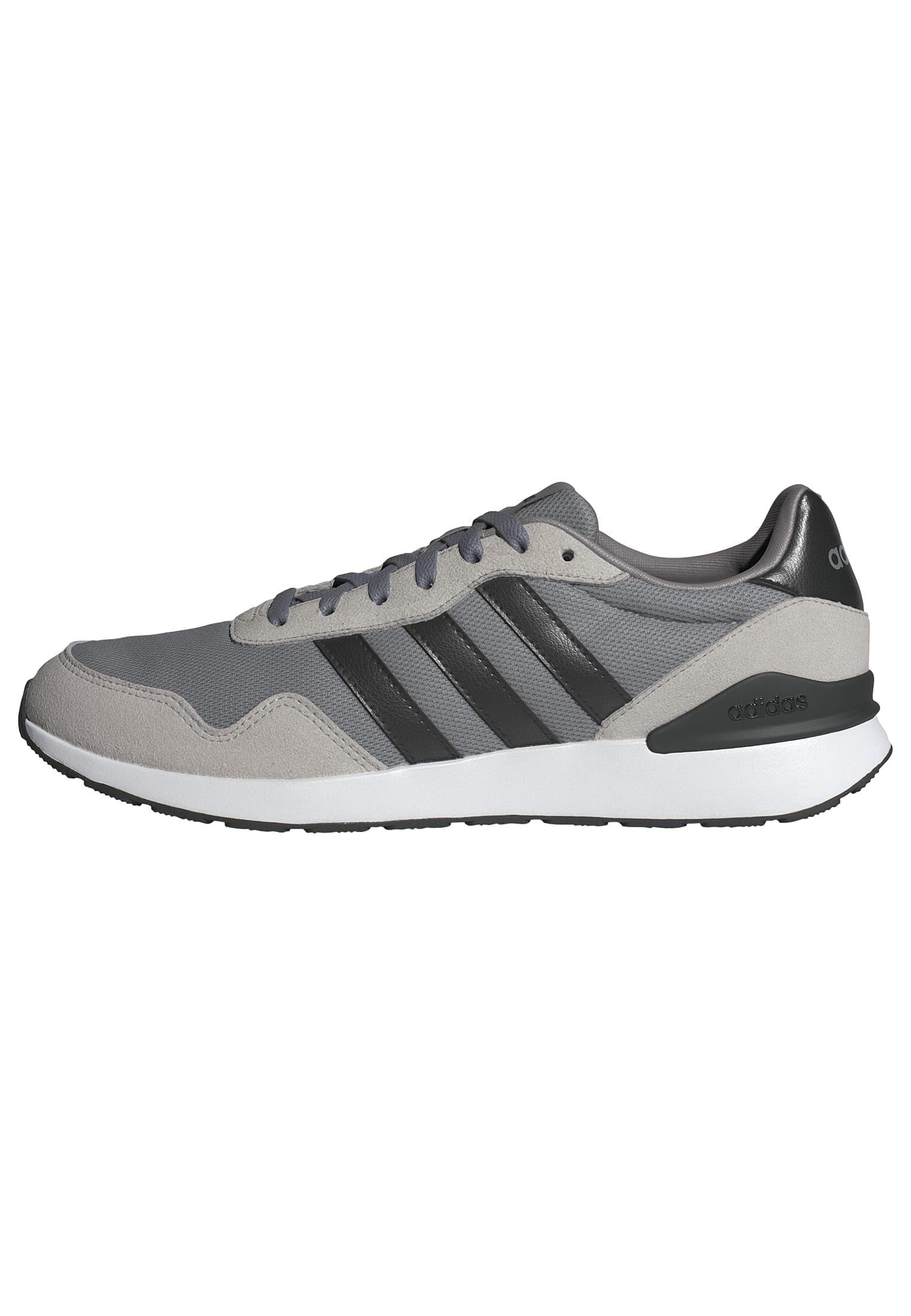 adidas Herren Run 60s 4.0 Shoes, Grey Three/Core Black/Grey Two, 42 2/3 EU