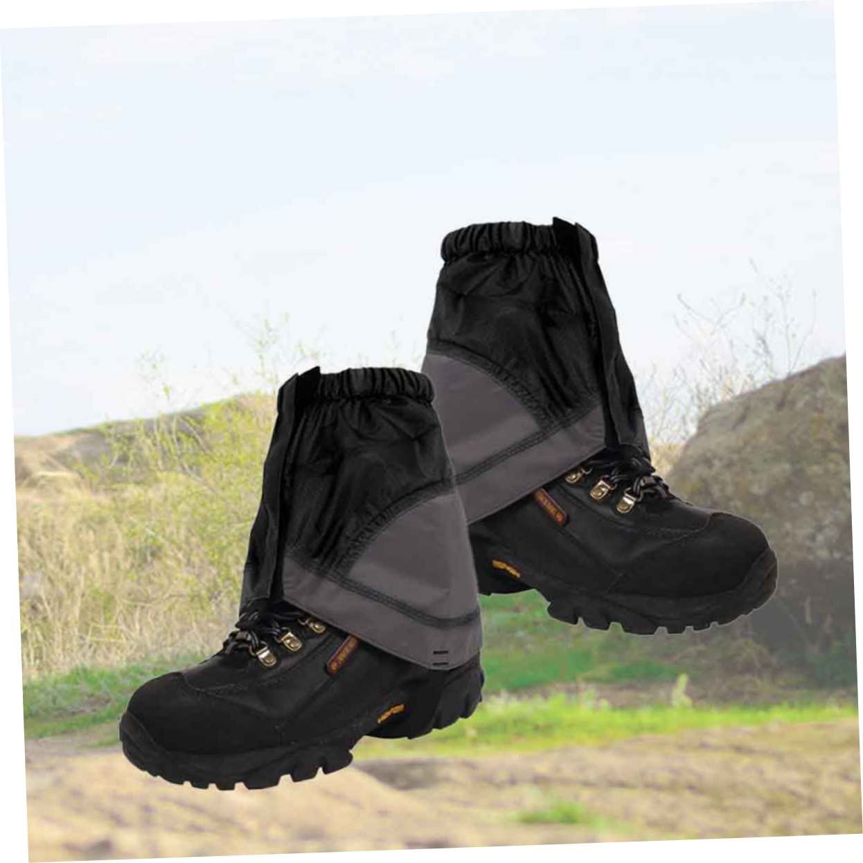 Toddmomy 2 Piezas Polainas De Nieve Investigación Al Aire Polainas Al Aire Polainas De Montaña Protectores De Zapatos Polainas De Senderismo Impermeable Botas De Montaña Hombre