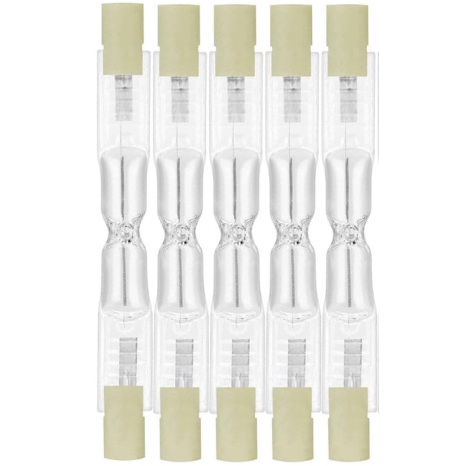 Osram 5er Pack Haloline 64684 Halogenstablampe 48 Watt 230 Volt R7s 74,9mm Länge | früher 60 Watt | 700 Lumen | 2900 Kelvin warmweiß