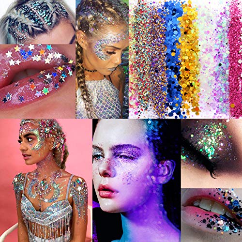 Chefic Chunky Make-upnagels, 12 stuks, met 2 penselen (12 x 10 ml) - Image 5